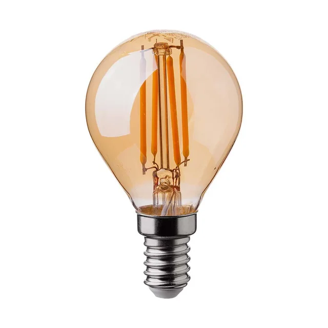 E14 Ampoules LED - Ambre - Golf - IP20 - 4W - 350 Lumens - 2200K