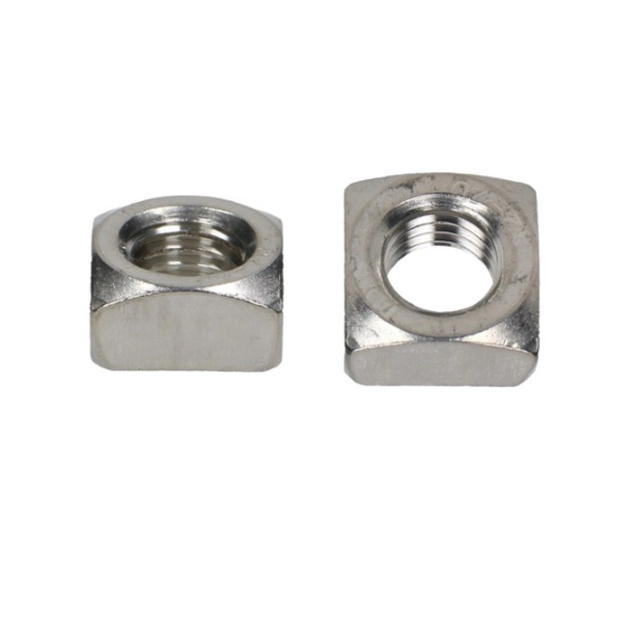 Square M8 nut, stainless