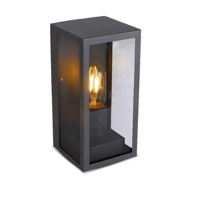 E27 Iluminação externa - Luminárias de parede - Preto fosco - IP44