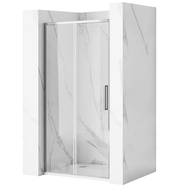 REA Rapid Slide Sliding Shower Door 140 Chrome