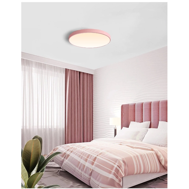 LEDsviti Pink designer LED panel 400mm 24W warm white (9779)