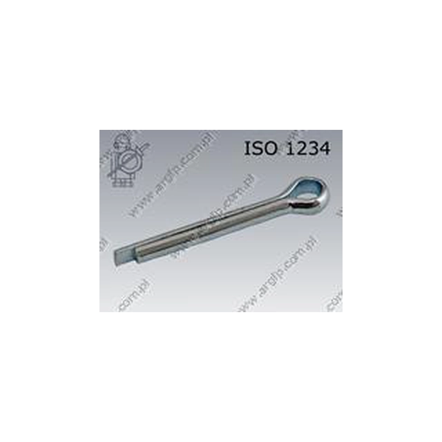 Split pin  8×90  zinc plated  ISO 1234