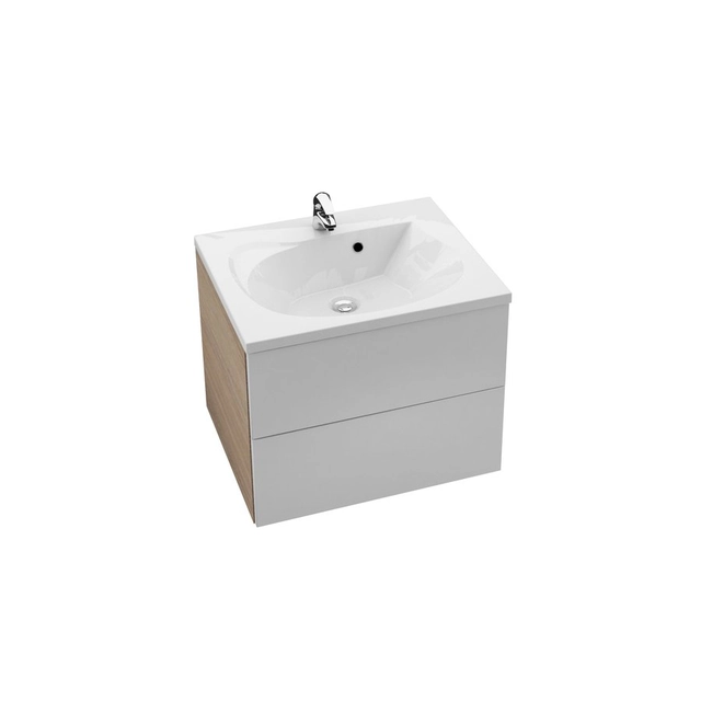 Washbasin cabinet Ravak SD Rosa II, 600, cappuccino/white