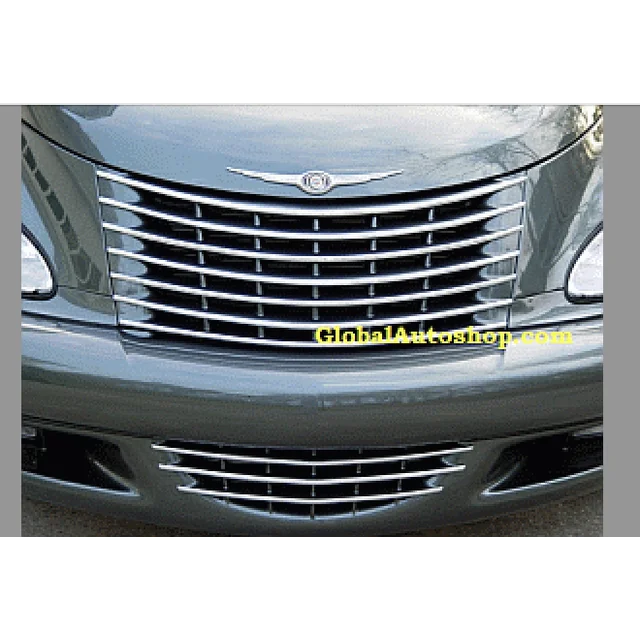 Chrysler PT Cruiser - Chrome grill strips, front bumper Tuning