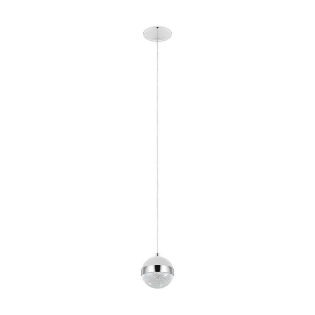 Hanging lamp LICOROTO chrome LED G9 3W 3000K 98556 EGLO