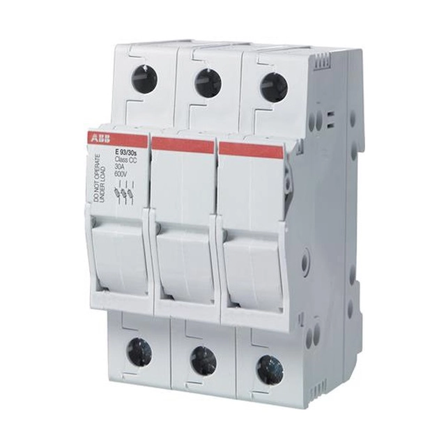 E93 / 32 Fuse switch-disconnector, 32A, 3P, 3M, 10.3x38mm, without indication ABB 2CSM204753R1801