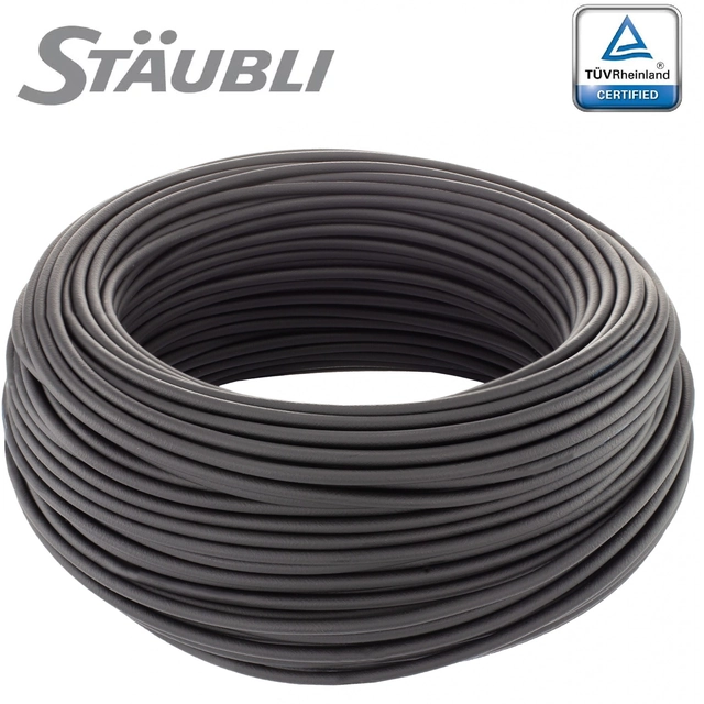 Stäubli Solar cable 4mm2 MC-PV FLEX-SOL-EVO-TX H1Z2Z2-K black