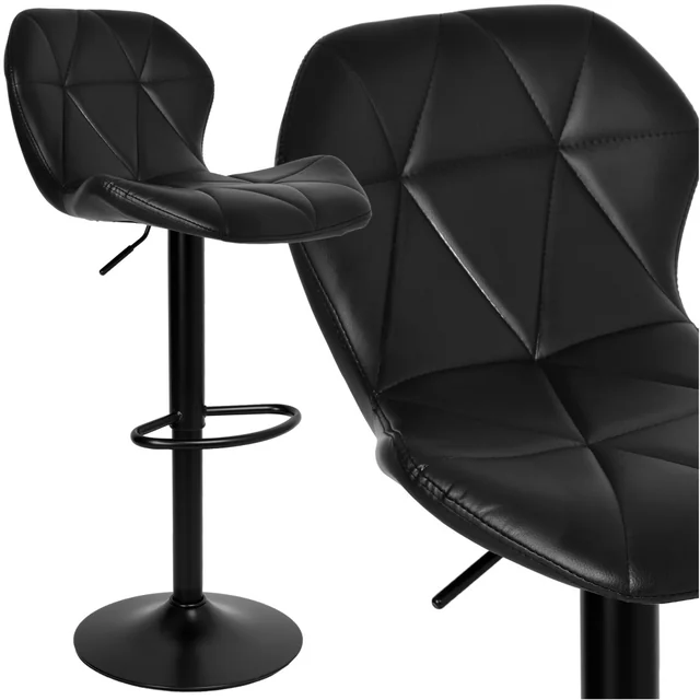 GORDON BLACK bar chair, black