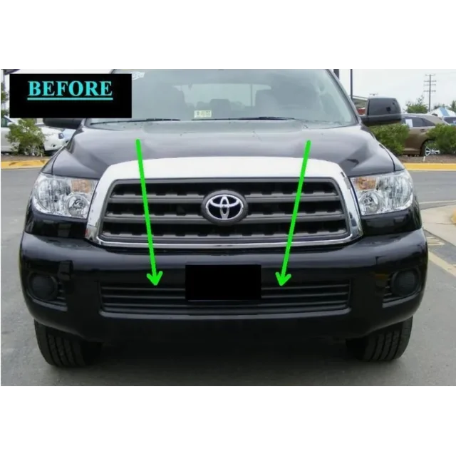 FOR TOYOTA SEQUOIA 08-14 - Chrome strips, chrome grill