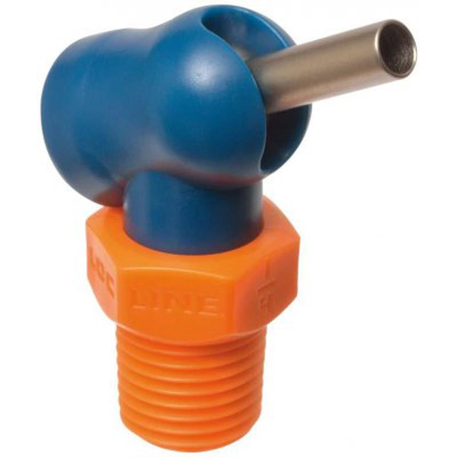 XW high pressure nozzle for refrigerant hoses 1/8 "70bar O4,1x0mm blue-orange LOC-LINE