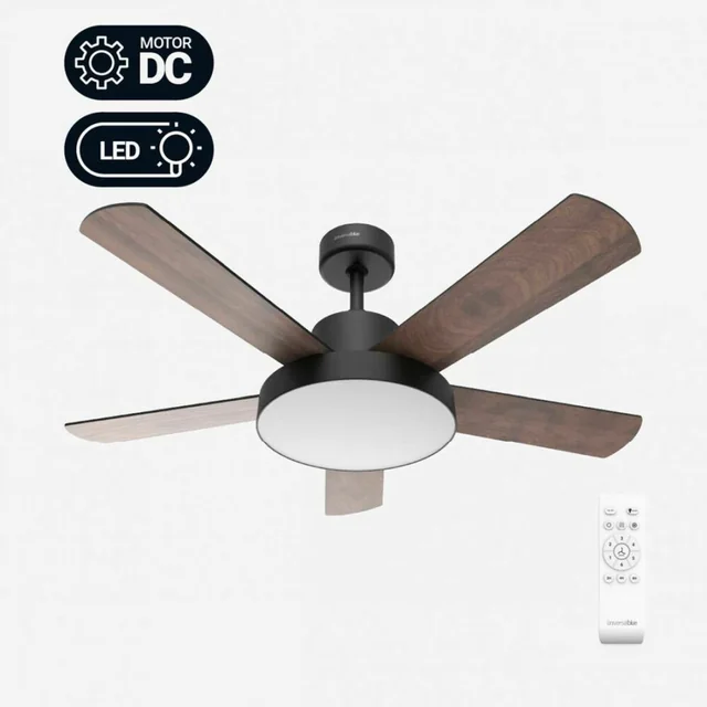 Universal Blue Ceiling Fan 266-UVT1314 Black