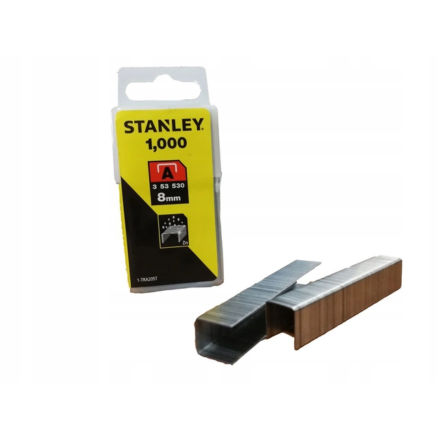 Stanley staple type A (1-TRA205T), 8 hmm,1000 pcs