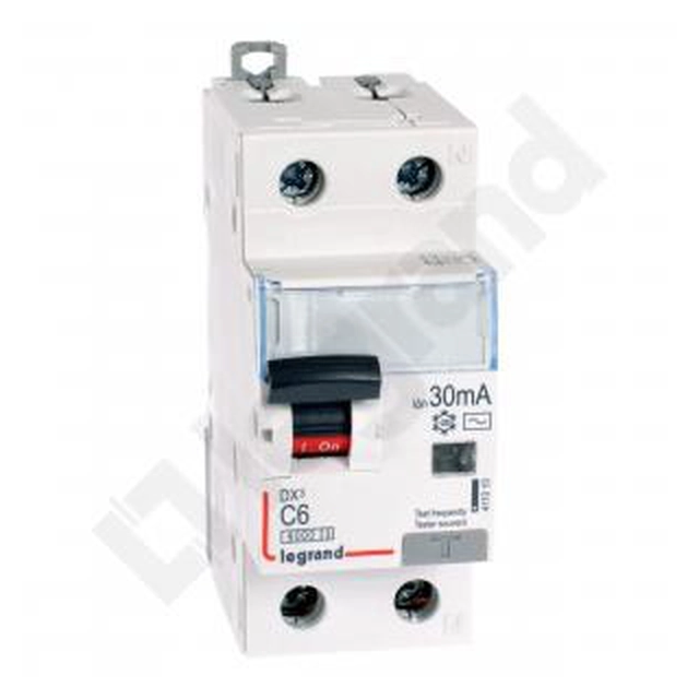 Earth leakage circuit breaker P312 2P c 6A 30MA AC TYPE DX3