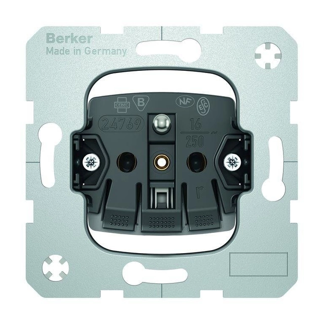 Earthed socket mechanism, self-clamping, One.Platform