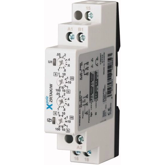 Eaton-ajoitusrele ZRTAK/W 1P 8A 1sek - 100h 24 - 240V AC/DC pulssi (110747)