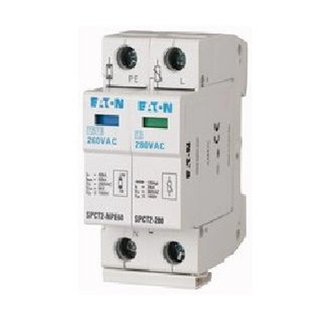 Eaton απαγωγέας υπερτάσεων C Τύπος 2 2F 20kA 1.4kV SPCT2-335-1+NPE (167621)