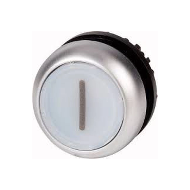 Eaton Button drive hvid I med baggrundsbelysning og selvretur M22-DL-W-X1 (216942)