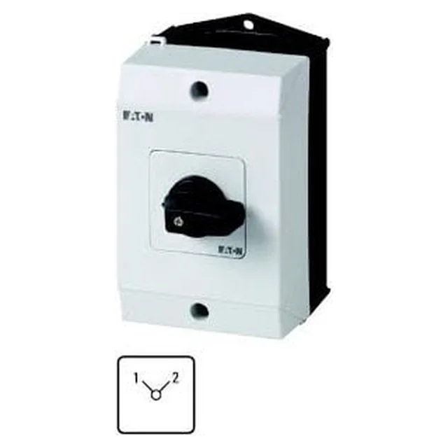 Eaton Cam-omskifter 1-2 1P 20A i hus T0-1-8220/I1 (207078)