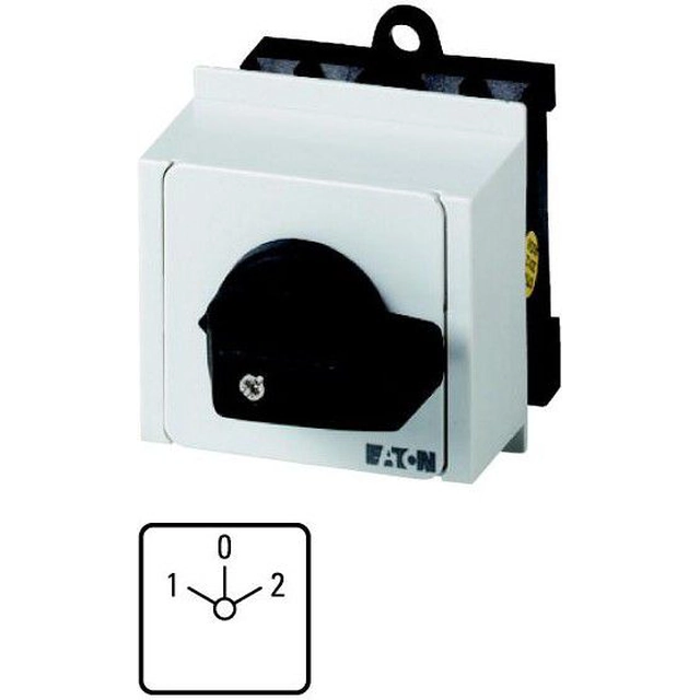 Eaton Cam switch 1-0-2 1P 20A rälsmontering T0-1-8210/IVS (074440)