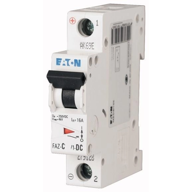 Eaton Circuit breaker FAZ C32/1-DC 1P C 32A 10kA DC 279131