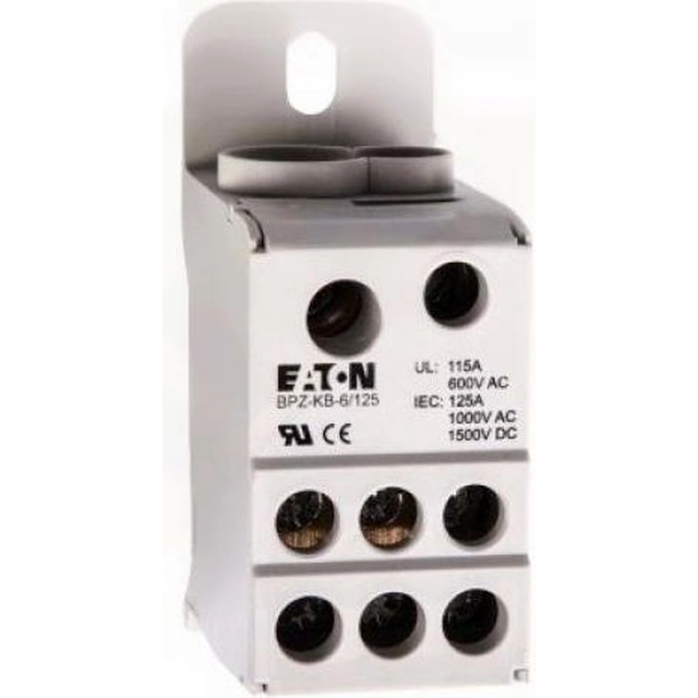 Eaton distributionsremsa block 1-biegunowy 125A BPZ-KB-6/125 (102714)