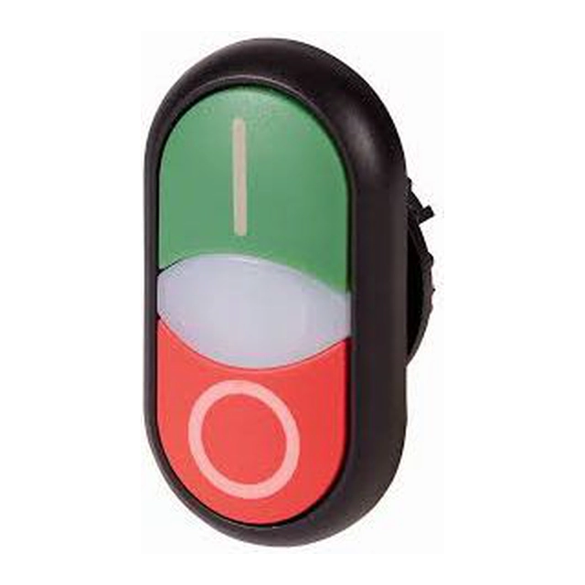 Eaton dvigubo mygtuko pavara žalia/raudona /O-I (216701)