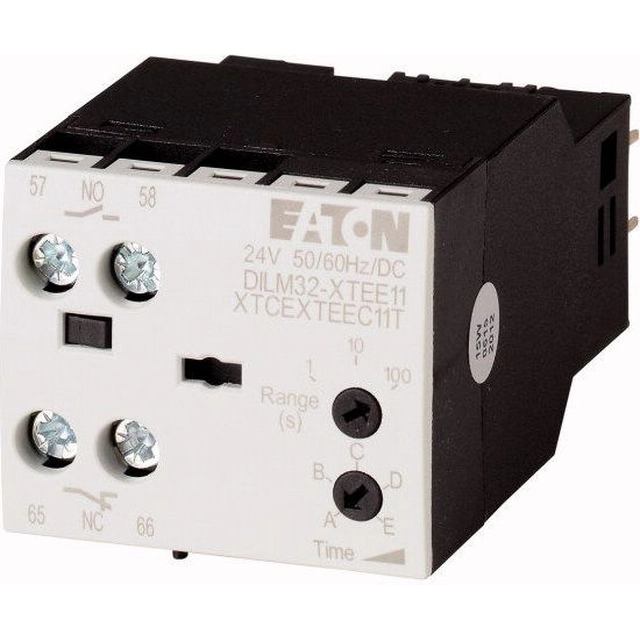 Eaton elektronisk timerfördröjning av 5-100sek 1Z 1R 230V AC DILM32-XTED11-100 (104948)