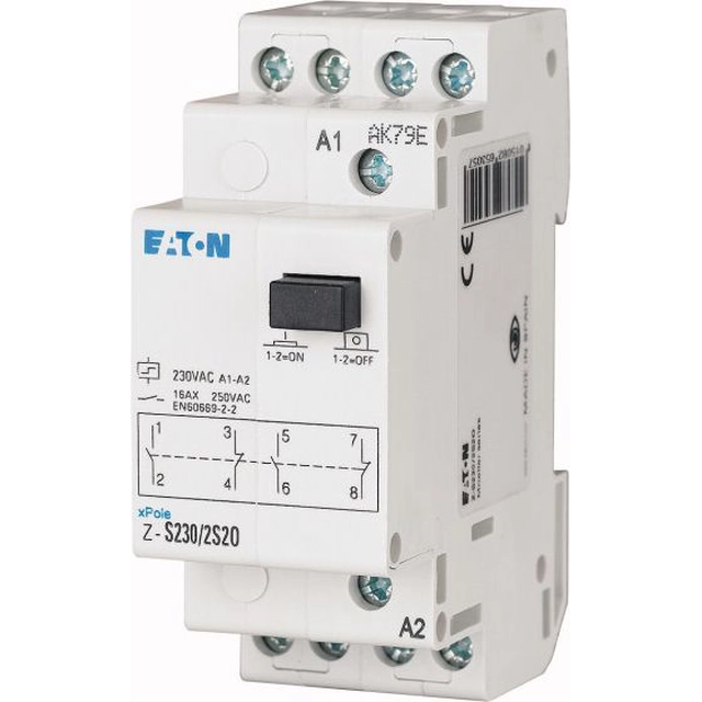 Eaton Impulsrelais 16A 48V AC 1Z 1R Z-S48/SO (265538)