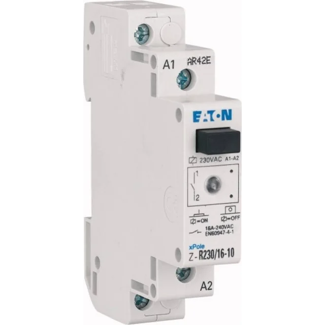 Eaton instalācijas relejs 16A 2Z 230V AC ar LED Z-R230/16-20 ICS-R16A230B200