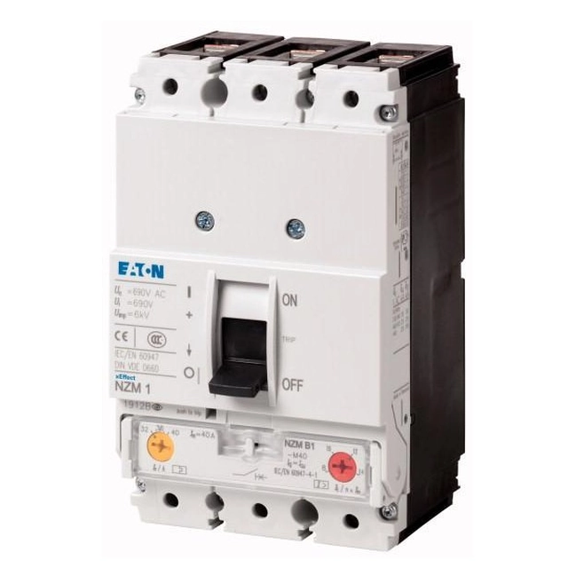 Eaton Interrupteur d'alimentation NZMN1-M50 3-biegunowy 50kA 50A - 265719