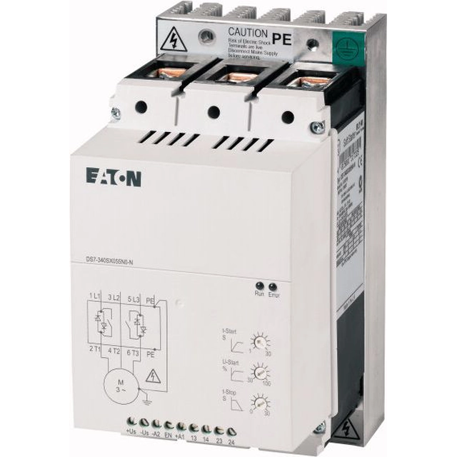 Eaton lágyindító 3-fazowy 400VAC 41A 22kW/400V Uc 24V AC/DC DS7-340SX041N0-N 134916 (134916)