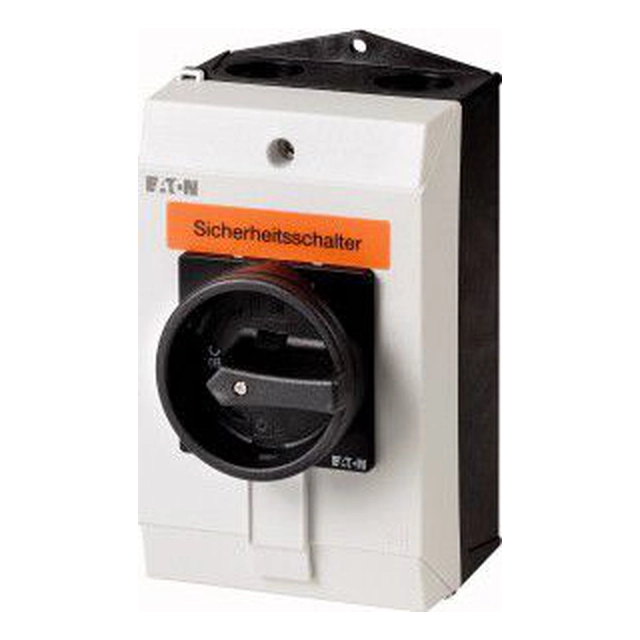 Eaton Nokkenschakelaar 0-1 3P 25A 1Z 1R in behuizing P1-25/I2-SI/HI11-SW (207311)