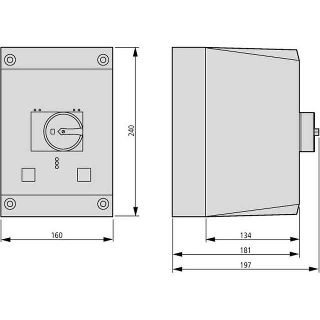 Eaton Obudowa har valt IP65 CI-K4-PKZ4-G (225524)