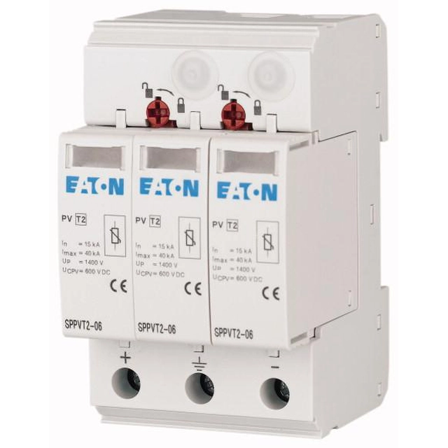 Eaton Ogranicznik przepięć SPPVT2-10-2+PE tip 2 1000VDC 176090