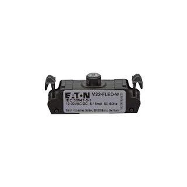 Eaton плоский білий світлодіодний патрон 12-30V AC/DC M22-FLED-W 180795 M22-FLED-W (180795)