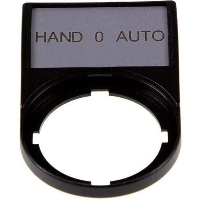 Eaton Popisný štítek HAND-0-AUTO 50 x 30mm černý 22mm obdélníkový M22S-ST-D12 (216493)