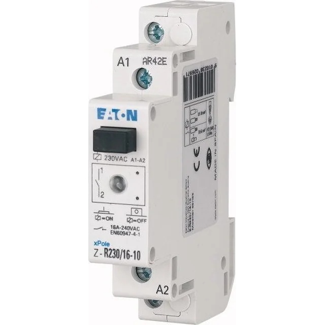 Eaton Przekaźnik -asennus 16A 1Z 24V DC su diodą LED Z-R23/16-10 ICS-R16D024B100