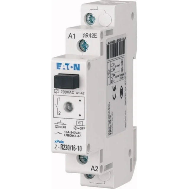 Eaton Przekaźnik instalacyjny 16A 1Z 24V AC 50/60Hz със светодиод Z-R24/16-10 ICS-R16A024B100