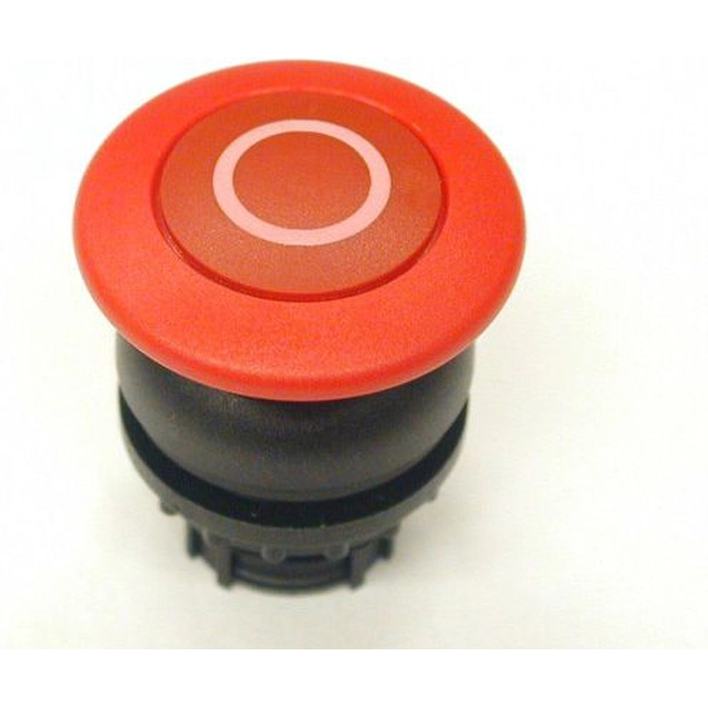 Eaton Red mushroom button 22mm with spring return with description M22S-DP-R-XO (216721)