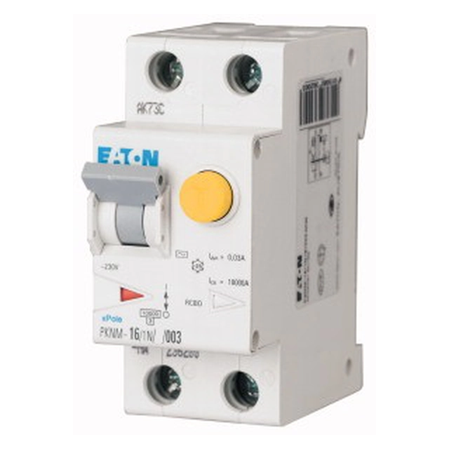 Eaton Residual current circuit breaker PKNM-16/1N/C/003 2P 16A C 0,03A 236212