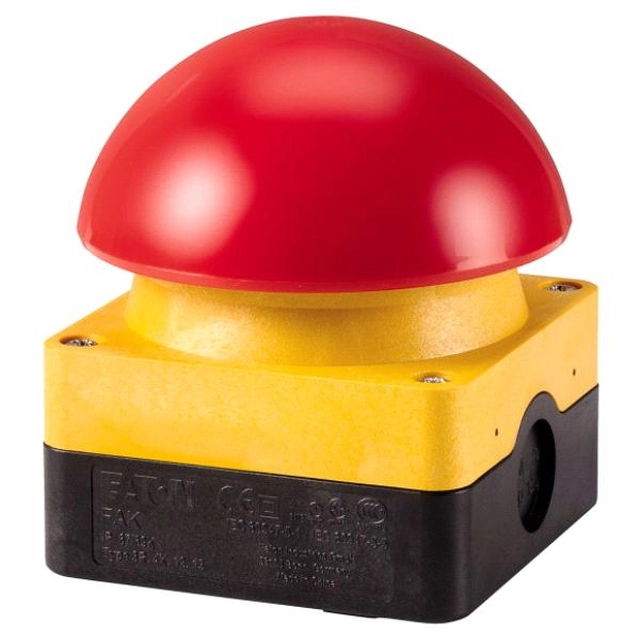 Eaton Safety button FAK-R/V/KC11/IY 1R 1Z IP67 no self-return red 229748