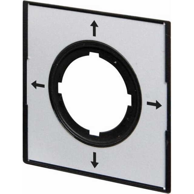 Eaton Tabliczka opis aluminium kwadratowa STRZAŁKI GÓRA/DÓŁ LEWO/PRAWO M22-XCK1 (279434)