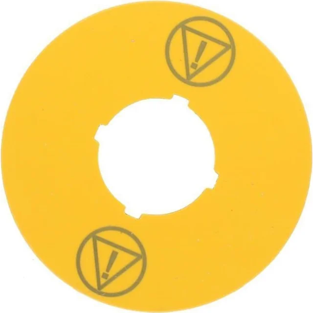 Eaton Tabliczka opisowa żółta okrągła fi60mm /KONTROLOWANY STOP/ M22-XBK-ESS 180472