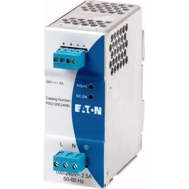 „Eaton“ vienfazis maitinimo šaltinis PSG 100-240V AC/24V DC 5A 120W 172892