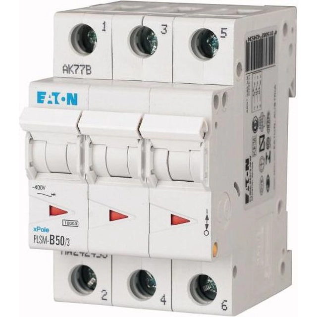 Eaton Wyłącznik nadprądowy 3P C 50A 10kA AC PLSM C50/3-MW (242479)