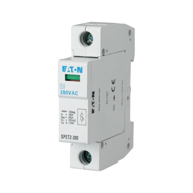 Eaton Защита от пренапрежение тип C 2 1P 20kA SPET2-280/1 168741