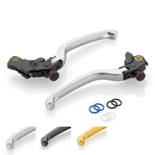 Adjustable clutch lever RIZOMA 3D for BMW R nineT, Scrambler Size / Design: Black
