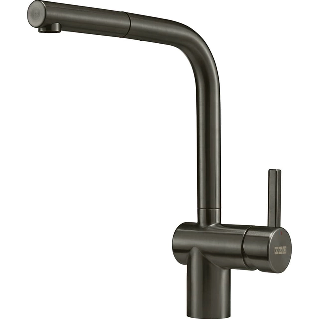 Washbasin faucet Franke Atlas Neo, with pull-out shower, anthracite, Laminarstrahl