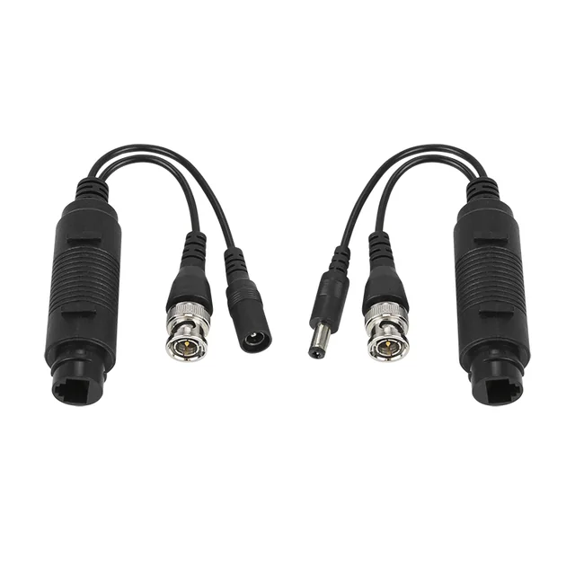 BNC+DC adapter set for RJ45 2szt