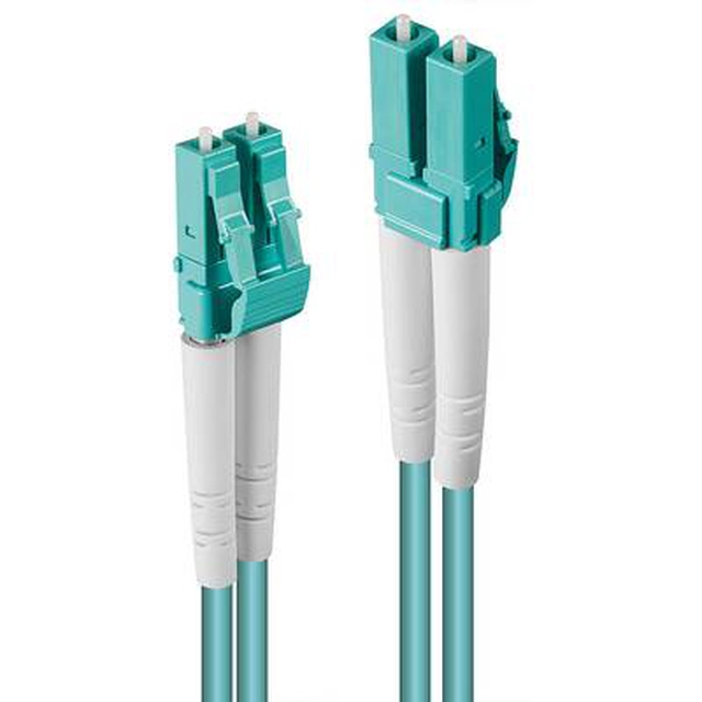 LINDY 46400 Fiberglass LWL Connecting cable [1x LC plug - 1x LC plug] 50/125 µ Multimode OM3 30.00 m